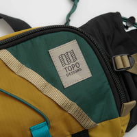 Topo Designs Mountain Hydro Hip Pack in Mustard and Forest thumbnail