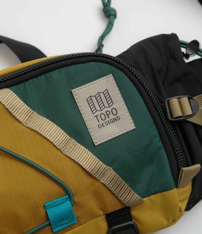 Topo Designs Mountain Hydro Hip Pack in Mustard and Forest