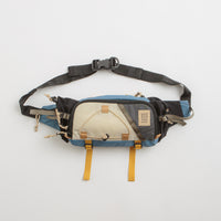 Topo Designs Mountain Hydro Hip Pack - Stone Blue / Bone White thumbnail
