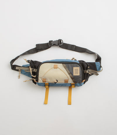 Topo Designs Mountain Hydro Hip Pack - Stone Blue / Bone White