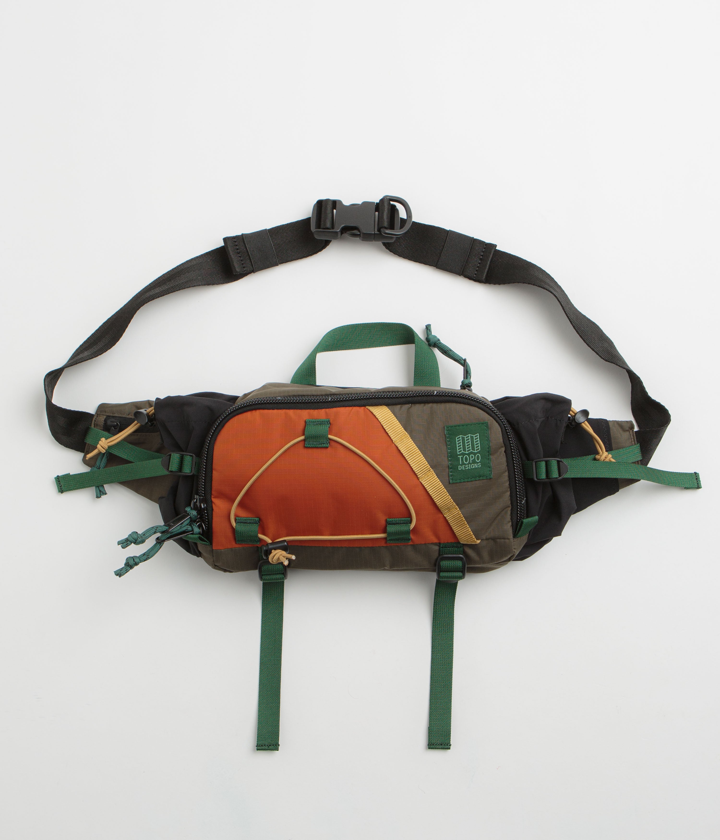 Topo Designs Mountain Hydro Hip Pack - Black / Neutral | Flatspot