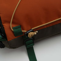 Topo Designs Mountain Hydro Hip Pack in Woodland and Terracotta thumbnail