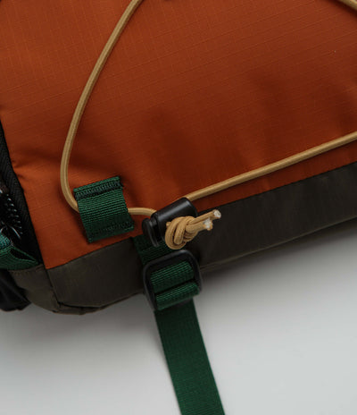 Topo Designs Mountain Hydro Hip Pack in Woodland and Terracotta