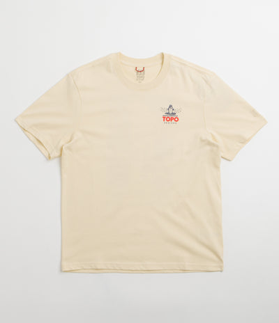 Topo Designs Mountain River T-Shirt in Bone White