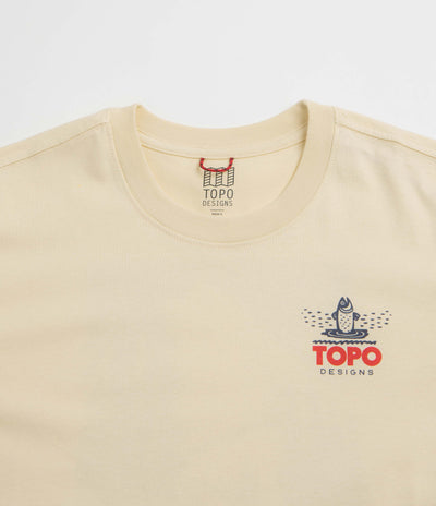 Topo Designs Mountain River T-Shirt in Bone White