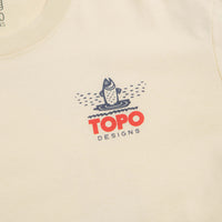 Topo Designs Mountain River T-Shirt in Bone White thumbnail