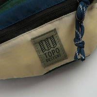 Topo Designs Mountain Waist Pack in Forest and Bone White thumbnail