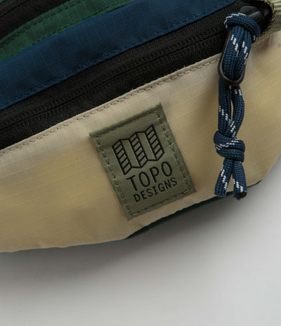Topo Designs Mountain Waist Pack in Forest and Bone White