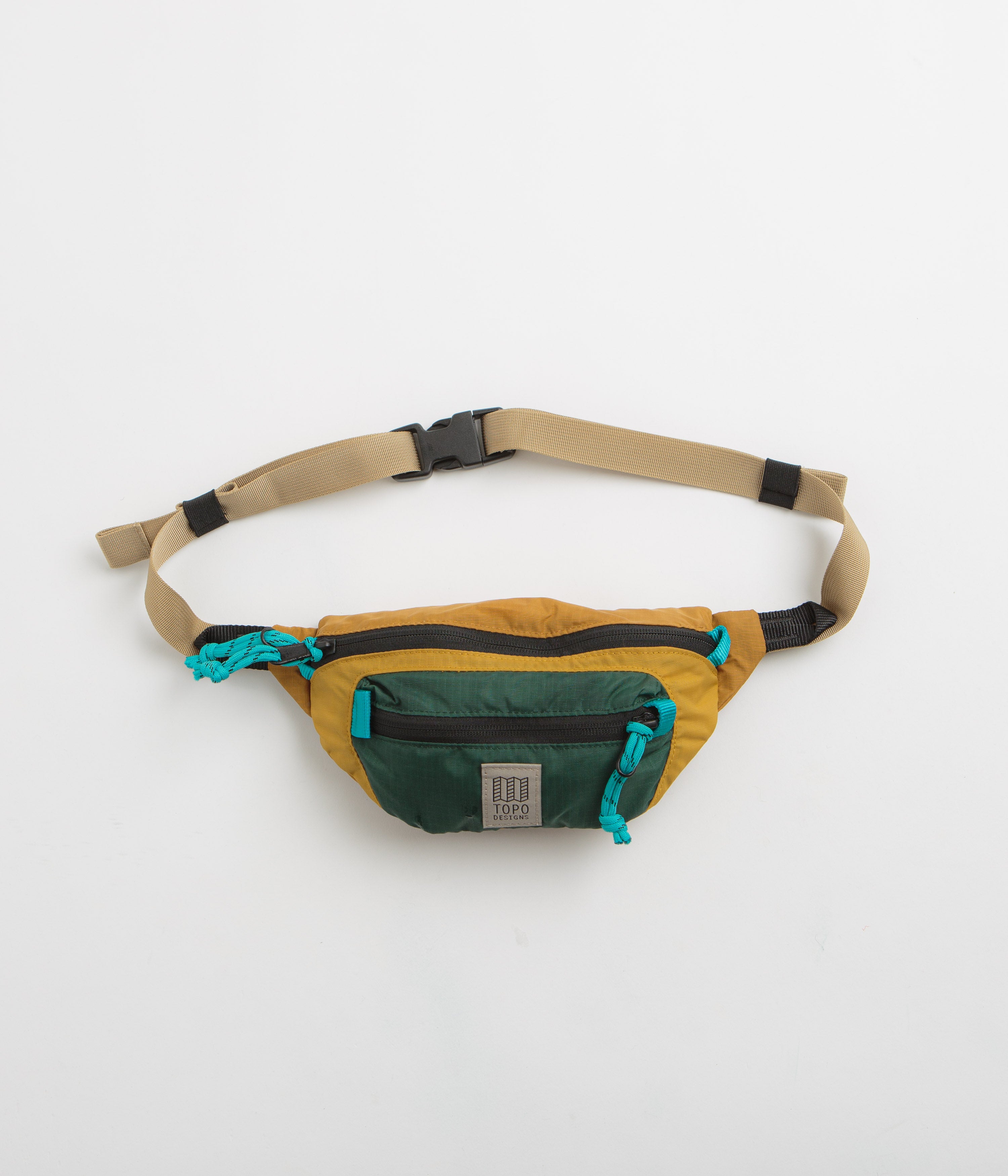 Topo Designs Mountain Waist Pack in Mustard and Forest