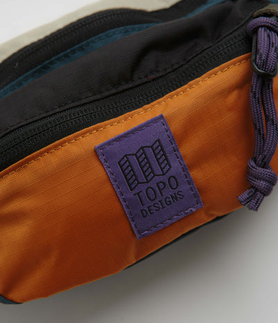 Topo Designs Mountain Waist Pack - Pond Blue / Spice