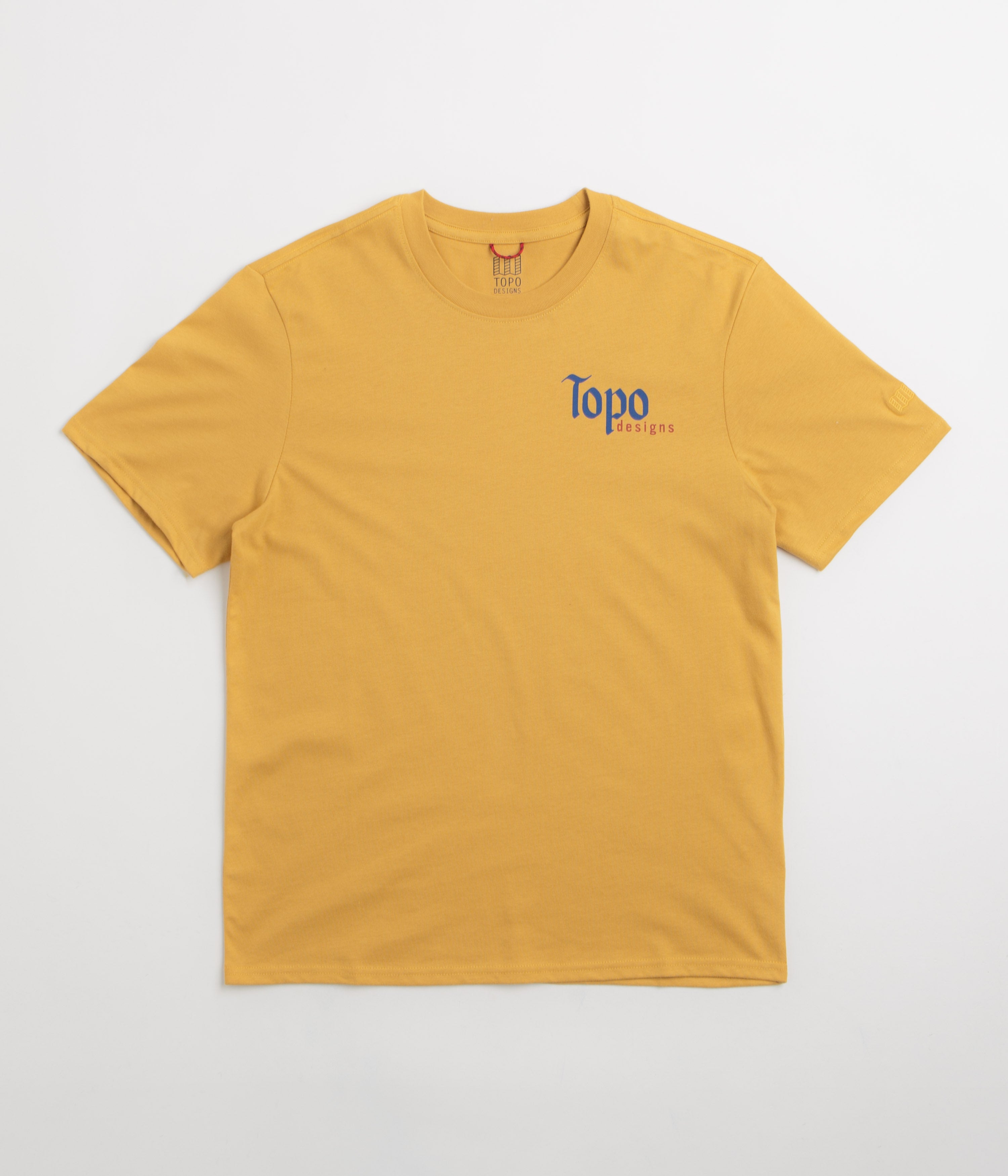 Topo Designs Peak T-Shirt in Goldenrod