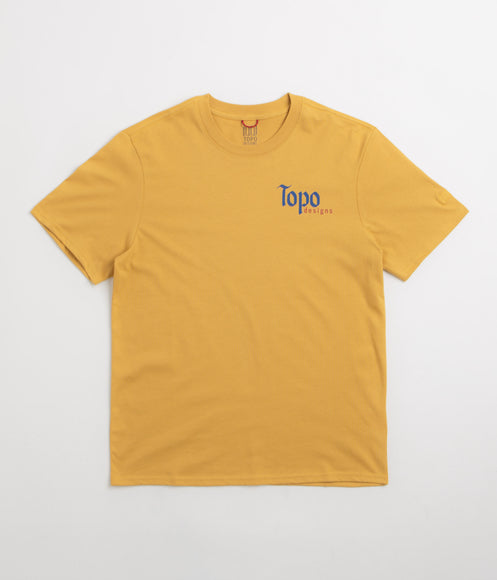 Topo Designs Peak T-Shirt - Goldenrod