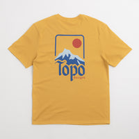 Topo Designs Peak T-Shirt in Goldenrod thumbnail