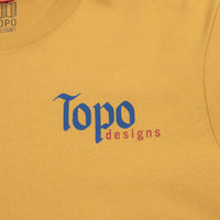 Topo Designs Peak T-Shirt in Goldenrod thumbnail