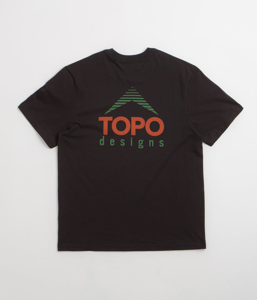 Topo Designs Retro Icon T-Shirt in Black