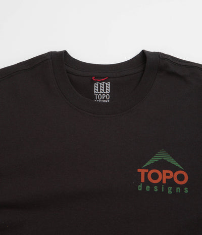 Topo Designs Retro Icon T-Shirt in Black
