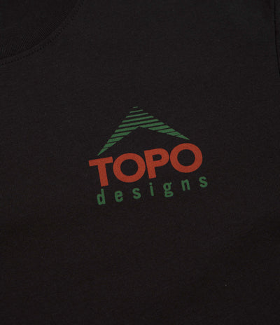Topo Designs Retro Icon T-Shirt in Black