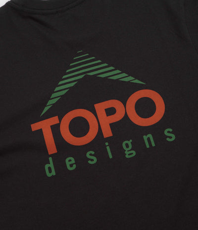 Topo Designs Retro Icon T-Shirt in Black