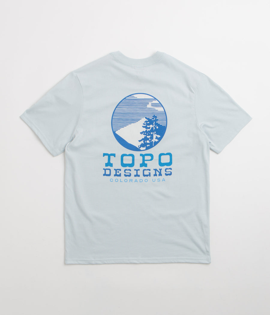 Topo Designs Vintage View T-Shirt in Breeze Blue