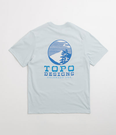 Topo Designs Vintage View T-Shirt in Breeze Blue