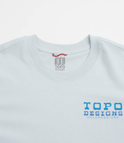 Topo Designs Vintage View T-Shirt in Breeze Blue