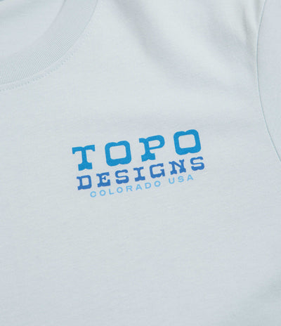 Topo Designs Vintage View T-Shirt in Breeze Blue