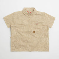 Topo Designs Womens Retro River Short Sleeve Shirt - Crackle Sesame thumbnail