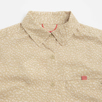 Topo Designs Womens Retro River Short Sleeve Shirt - Crackle Sesame thumbnail