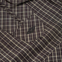 Umbro Checked Masked Anorak in Beige and Dark Brown thumbnail