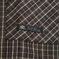 Umbro Checked Masked Anorak in Beige and Dark Brown thumbnail