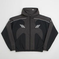 Umbro Guarding Masked Tracksuit Jacket in Black Charcoal thumbnail