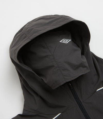Umbro Guarding Masked Tracksuit Jacket in Black Charcoal