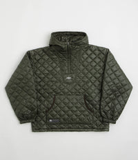 Umbro Masked Diamond Anorak in Dark Olive