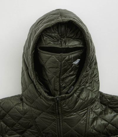 Umbro Masked Diamond Anorak in Dark Olive