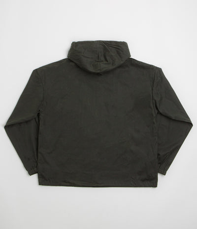 Umbro Masked Waxed Anorak in Dark Olive