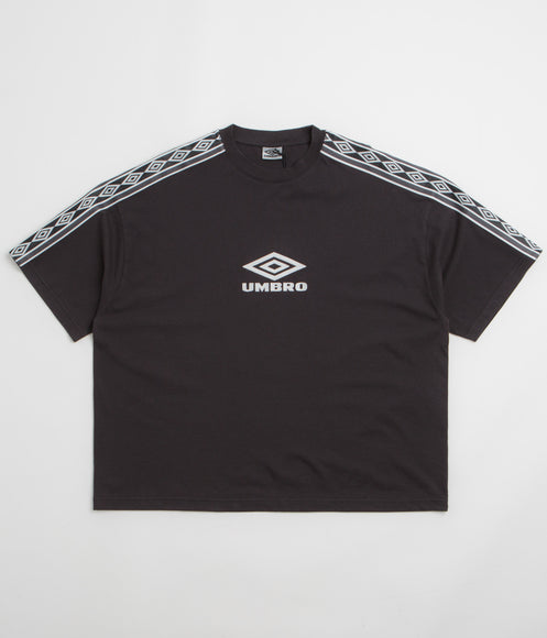 Umbro Offence Defence Tape T-Shirt - Washed Black