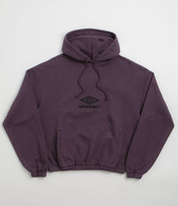 Umbro OG Logo Mask Hoodie in Dark Purple