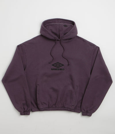Umbro OG Logo Mask Hoodie - Dark Purple