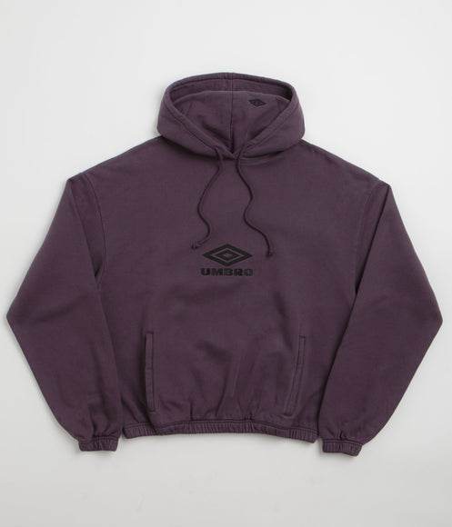 Umbro OG Logo Mask Hoodie - Dark Purple