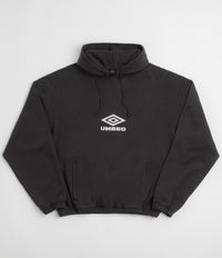 Umbro OG Logo Mask Hoodie in Washed Black