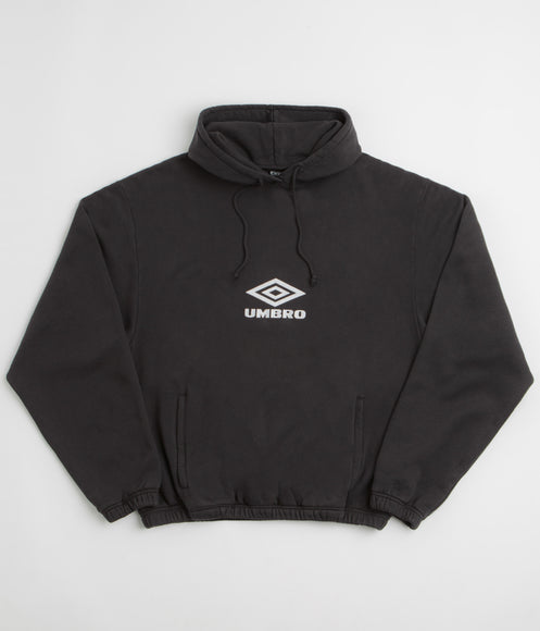 Umbro OG Logo Mask Hoodie - Washed Black