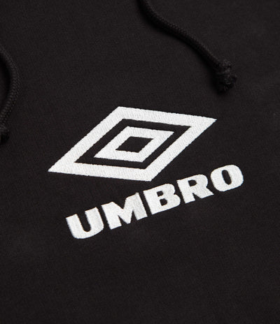 Umbro OG Logo Mask Hoodie in Washed Black