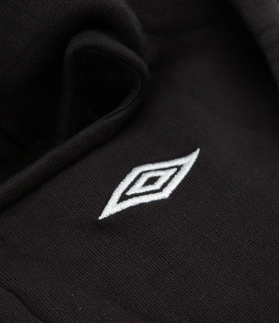 Umbro OG Logo Mask Hoodie in Washed Black