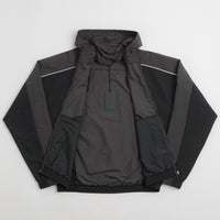 Umbro Rose Crest Masked Track Jacket in Black and Dark Gray thumbnail