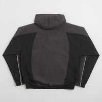 Umbro Rose Crest Masked Track Jacket in Black and Dark Gray thumbnail
