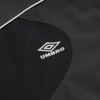 Umbro Rose Crest Masked Track Jacket in Black and Dark Gray thumbnail