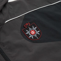 Umbro Rose Crest Masked Track Jacket in Black and Dark Gray thumbnail