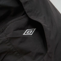 Umbro Rose Crest Masked Track Jacket in Black and Dark Gray thumbnail