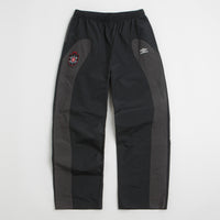Umbro Rose Crest Track Pants in Black and Dark Gray thumbnail