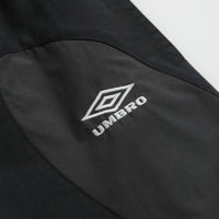 Umbro Rose Crest Track Pants in Black and Dark Gray thumbnail